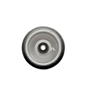 SCC - 5" Rubber on Aluminum Wheel Only w/Roller Bearing-1/2" Bore-500 lbs Cpty - Picture 1 of 4