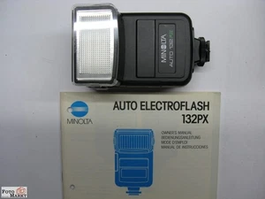 Minolta Auto 132 PX Flash for Mirror X-700 Flash - Top - Picture 1 of 3