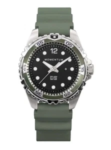 Momentum Ladies Divers Watch M1 Splash Eclipse Solar M.Sapphire Glass Khaki - Picture 1 of 1