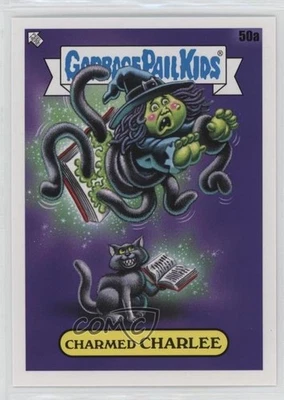 2022 Topps Garbage Pail Kids Book Worms Series 1 CHARMED CHARLEE #50a 10ou - Image 1 of 3