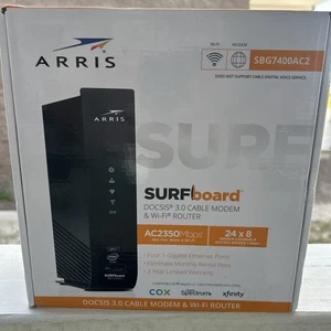READ Arris SURFboard SBG7400AC2 Wireless Cable Modem 960Mbps - Picture 1 of 8