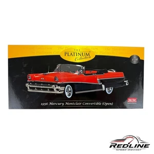 🇺🇸Sun Star Platinum Collection  1956 Mercury Montclair Convertible Red 1/18 TV - Picture 1 of 9
