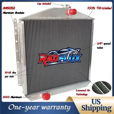 Radiator Fits 1954-1956 Oldsmobile 88 98 Super 88 Starfire 5.3L V8 Full Aluminum - Image 1 of 4