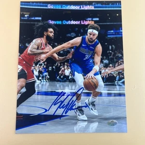Foto firmada por Klay Thompson #31 autografiada de los Dallas Mavericks 8x10 con certificado de autenticidad  - Imagen 1 de 10