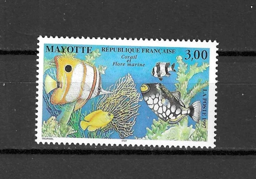 Mayotte 1997 Fauna Wildlife Marinelife Fisch Fish stamp MNH - Image 1 of 1