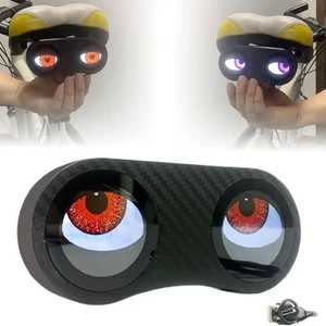 Programmable Demon Eyes Bike Tail Light Bicycle Taillight for MTB Road Bike - Picture 1 of 7