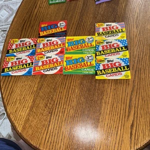 10 Sealed Packs Topps Big Baseball Series 1,2,3 - Picture 1 of 1