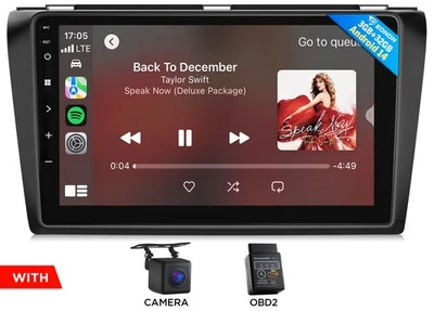 Radio estéreo Android Auto 14 GPS Navegación táctil para Mazda 3 2004-2009 Car Play Foto 1 de 4