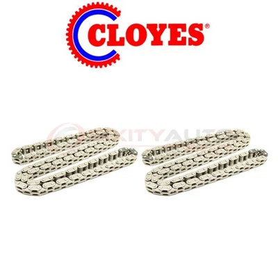 2 pc Cloyes Center Engine Timing Chain for 1997-2014 Ford Expedition - Valve jp Foto 1 de 4
