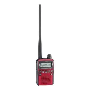 Icom IC-R6 Metallic Red Broadband Handy Receiver Air Band Japan - Picture 1 of 2