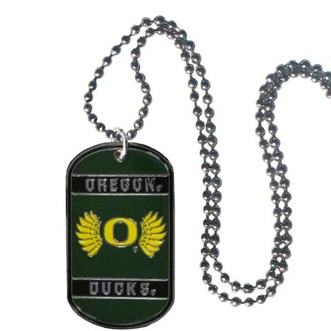 Oregon Ducks Dog Tag Necklace NCAA Cover