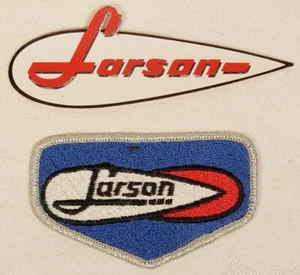 LARSON BOAT CO PATCH AND DECAL - Picture 1 of 2