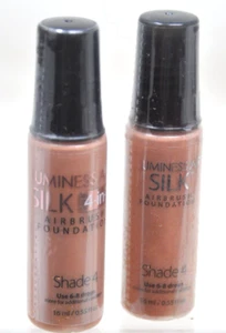 Menge 2 Luminess Airbrush Foundation Seide 4 in 1 Farbton 4 16 ml/0,55 flüssige Unzen NEU - Bild 1 von 1