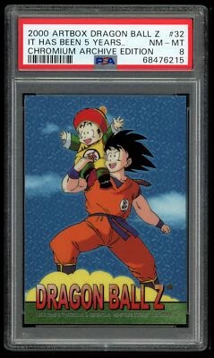 Dragon Ball Z ArtBox Chromium 32 Son Goku Gohan 2000 PSA 8 68476215 - Image 1 of 2