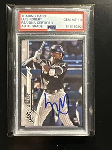 [PSA 10] Luis Robert /OF White Sox RC |  Series 2 Rookie Card Slab On Card Auto - Picture 1 of 8