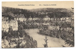 CPA " Frontière Franco Suisse - Bassins du DOUBS - Picture 1 of 2