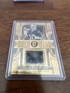 Jimmy Garoppolo Gold Gear /299 GG-JG 2023 Panini Gold Standard LV Raiders - Picture 1 of 2