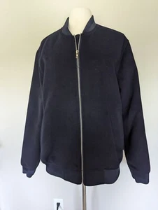 Five Four Mens Chamonix Midnight Bomber Jacket Size Large - Picture 1 of 5