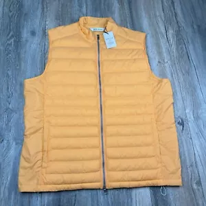 Peter Millar Crown Elite leichte Weste XL orange leicht gesteppt wattiert $ 200 - Bild 1 von 13
