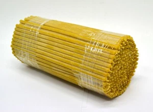 100 St 20 cm Kerzen Bienenwachs 100% geweiht восковые свечи церковные освящены - Picture 1 of 1