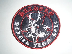 BATHORY BLACK METAL EMBROIDERED PATCH - Picture 1 of 1