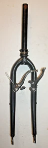 Urban Hybrid Bike Fork 700c 11/8" Threadless Black 260mm Touring Road Ships Fast - Picture 1 of 18