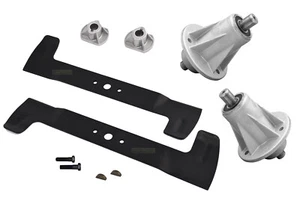 92 CM Messer + Halter Satz Castelgarden Iseki Alpina Solo Honda Stiga Viking - Bild 1 von 5