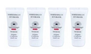 JIGOTT Whitening UV Sun Block SPF50+ PA+++ 70ml x 4 -Brightening & UV Protection - Picture 1 of 1