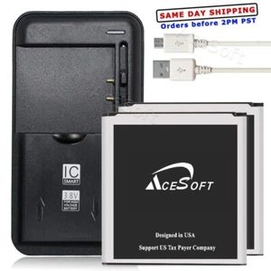 Replacement 2880mAh Samsung Galaxy S4 Zoom NX Mini NX3300 B740AU Battery Charger - Picture 1 of 8