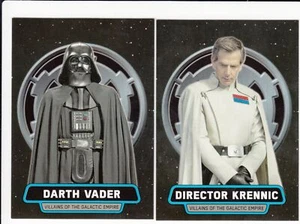 2016 Star Wars Rogue One Series 1 Villains of the Galactic Empire Set 8 Cards - Picture 1 of 1