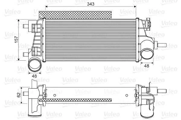 VALEO Charger Intercooler For FORD C-Max II Focus III Turnier Grand 1764929 - Imagem 1 de 1