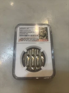 NGC BU Waffle Mint Cancelled Kennedy Half Dollar '0' dated - Picture 1 of 2