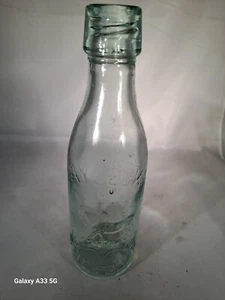 Laycocks Chester Löwe bildhafte halbe Pint Bierflasche um 1920 - Bild 1 von 7