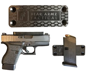  Gun Magnet Mount for CC by Bear Armz Tactical | Rubber Coated w/Adhesive Back - Picture 1 of 7