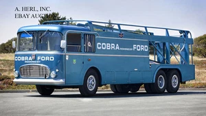 1956 Fiat Transporter Ford Cobra truck automobile photo photograph press - Picture 1 of 1