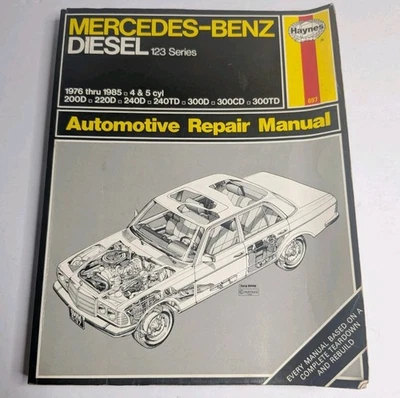 Manual de reparación Haynes Mercedes-Benz diésel serie 123 1976-1985 Foto 1 de 4