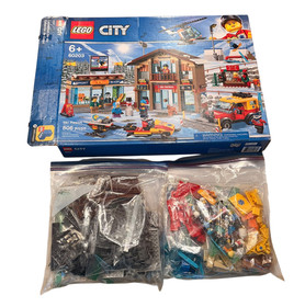 Incomplete Lego City Lot Sets 60203, 60242, 60164, 60150 (Box & Maps) Included