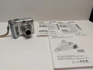 Canon PowerShot A550 7.1MP Digital Camera Silver FULLY TESTED WORKS See Pics VGC - Picture 1 of 13