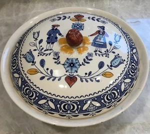 Vintage Johnson Bros alte Granit Staffordshire Herzen und Blumen Servierschale LESEN - Bild 1 von 9