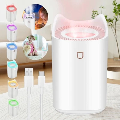 7 LED Licht Ultraschall Luftbefeuchter Aroma Diffuser Diffusor Humidifier 3000ML - Bild 1 von 4