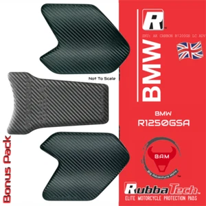 RubbaTech BMW R1250GSA rubber knee & tank pad set - bonus pack - Picture 1 of 8