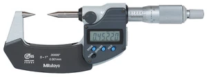 Mitutoyo 342-361-30 - Digimatic Point Micrometer 0"- 1"/25.4mm SPC IP65 30 Deg - Picture 1 of 3