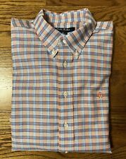 NWOT Brooks Brothers Boys XL Gingham Derby Button Down Long Sleeves Cotton Shirt
