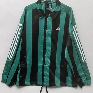 adidas Originals Satin Xpress Multi Sport Coaches Jacket Stripe Men’s XL IB8393 - Picture 1 of 11