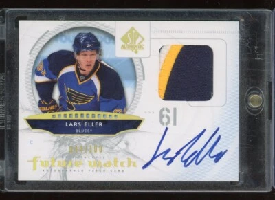 2009-10 SP Authentic Future Watch Limited Autograph Patch #219 Lars Eller 44/100 - Image 1 of 2