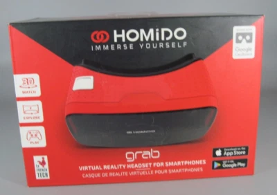 Homido 3D VR glass with VR Lens Homido Grab Virtual Reality Headset for VR Games - Image 1 of 4