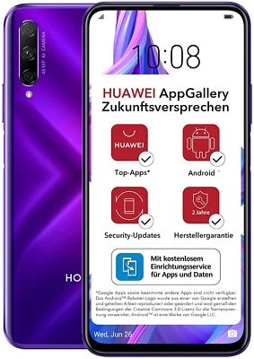 HONOR 9x PRO PHANTOME PURPLE 6GB 256GB 6.59" 48 MEGAPIXEL DUAL SIM RADIO FM FHD+ - Immagine 1 di 4