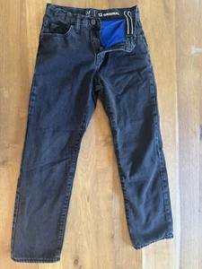 Gap Fleece Lined Jeans Boys Size 12 EUC Adjustable Waist 100% Cotton Jeans - Picture 1 of 7