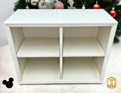Ethan Allen Disney Collection Stackable Double Shelf Unit #10-9622 White Cream B - Image 1 of 4