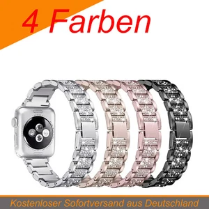 Edelstahl Armband Gliederarmband für Apple Watch Series 1-8 / SE & iWatch Ultra - Bild 1 von 11